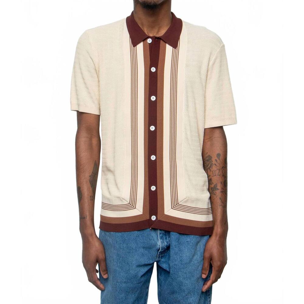 NEW YACHT CLUB ACCESS bentley retro captain's dinner shirt in white